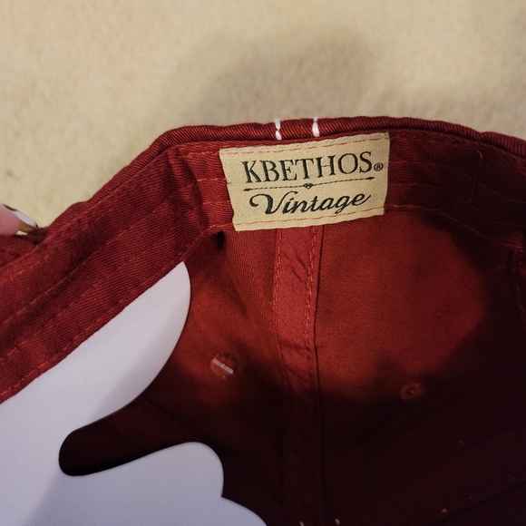 Distressed Burgundy Football Mama Hat - Picture 5 of 8